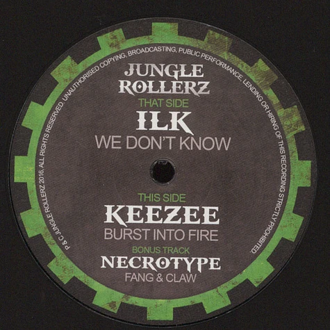 Ilk / Keezee / Necrotype - Rollerz Volume 4
