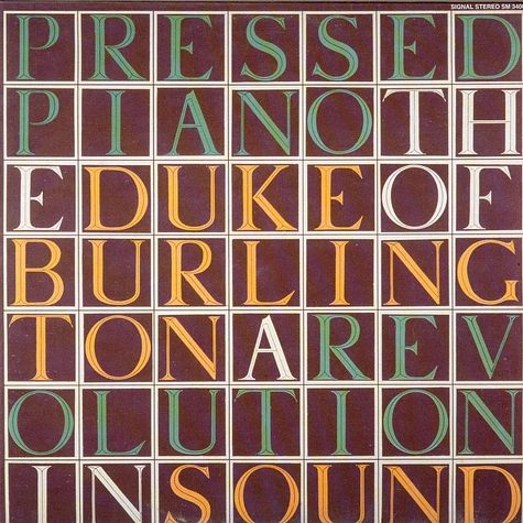 The Duke Of Burlington - The Pressed Piano: A Revolution In Sound