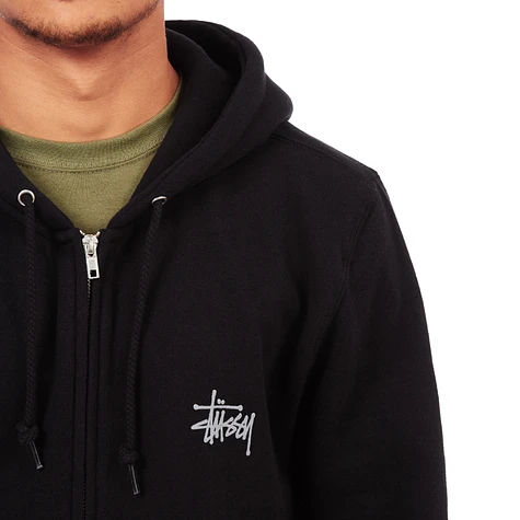 Stüssy - Basic Stussy Zip-Up Hoodie