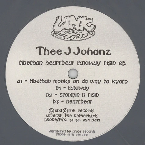 Thee J Johanz - Tibethan Heartbeat Taxiway Rising