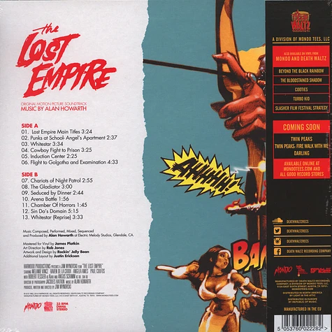 Alan Howarth - OST The Lost Empire