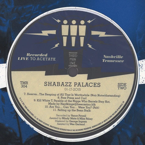 Shabazz Palaces - Third Man Live