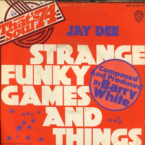 Jay Dee - Strange Funky Games And Things