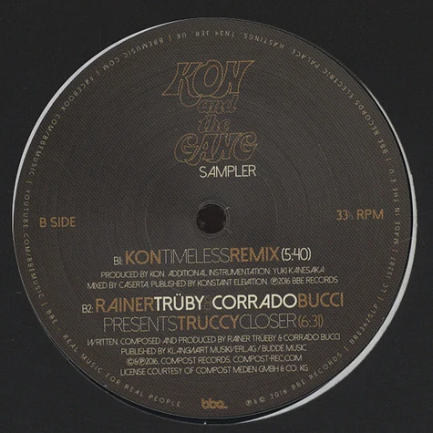 Kon of Kon & Amir / Rainer Trüby & Corrado Bucci presents Truccy - Timeless / Closer