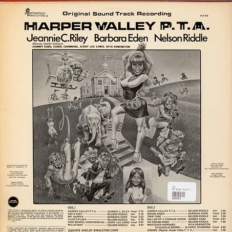 V.A. - Original Movie Soundtrack Recording: Harper Valley P.T.A.