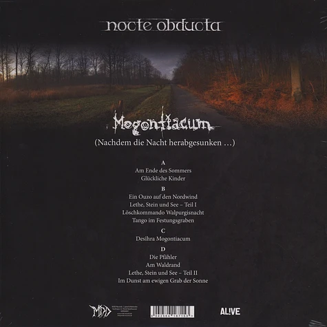 Nocte Obducta - Mogontiacum (Nachdem Die Nacht Herabgesunken)