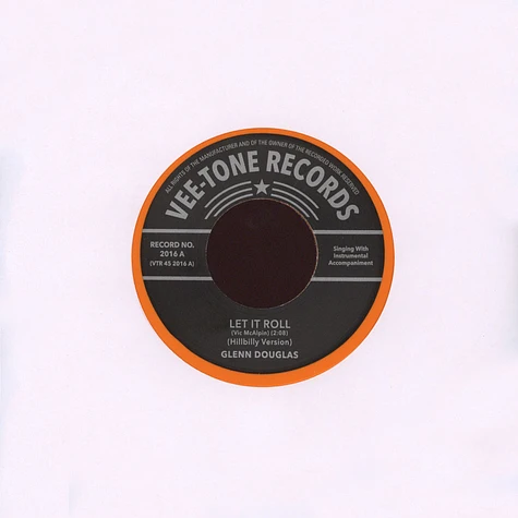 Glenn Douglas - Let It Roll (Boppin' Hillbilly) / Let It Roll (Boppin' Rockabilly)