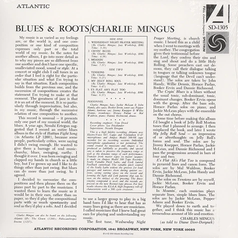 Charles Mingus - Blues & Roots Mono Version