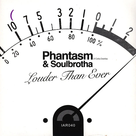 Phantasm (of Cella Dwellas) & Soulbrotha - Louder Than Ever / Louder Than Ever Brooklyn Remix Black Vinyl Edition