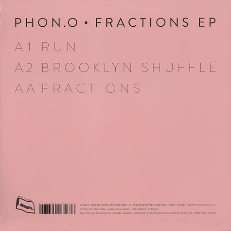 Phon.o - Fractions EP