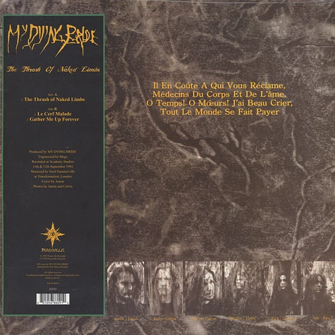 My Dying Bride - The Thrash Of Naked Limbs