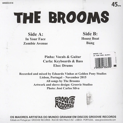Brooms - In Your Face Black Vinyl Edition