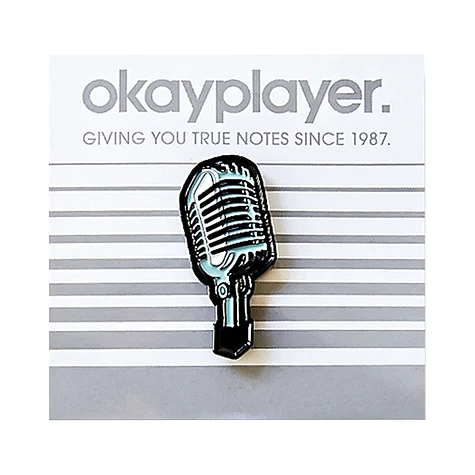 Okayplayer - Microphone Enamel Pin
