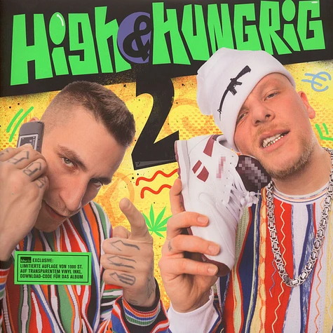 Gzuz & Bonez MC - High & Hungrig 2 HHV Exclusive Clear Vinyl Edition