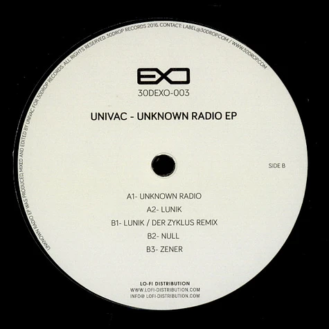 Univac - Unknown Radio EP