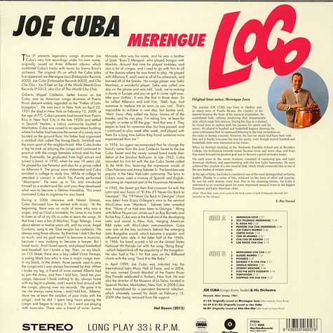 Joe Cuba - Merengue Loco