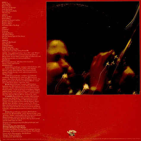 Dizzy Gillespie - Dee Gee Days