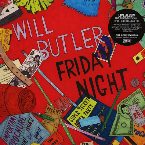 Will Butler of Arcade Fire - Friday Night