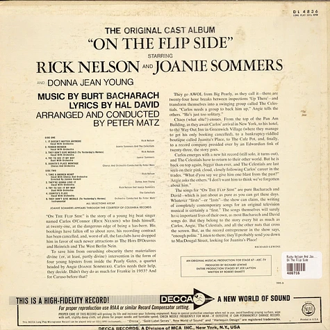 Ricky Nelson And Joanie Sommers - On The Flip Side