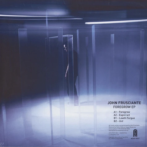 John Frusciante - Foregrow Silver Vinyl Edition