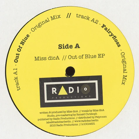 Miss Dica - Out of Blue EP Lars Wickinger & Rene Bourgeois Remix