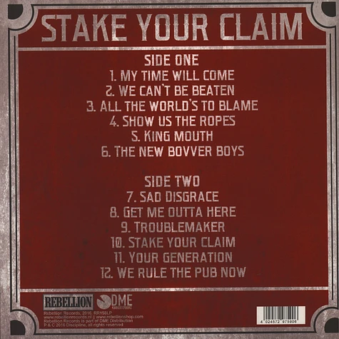 Discipline - Stake Your Claim