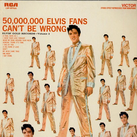 Elvis Presley - 50,000,000 Elvis Fans Can't Be Wrong (Elvis' Gold Records, Vol. 2)