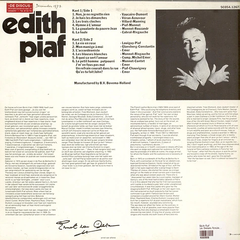 Edith Piaf - Les Chansons Formidables