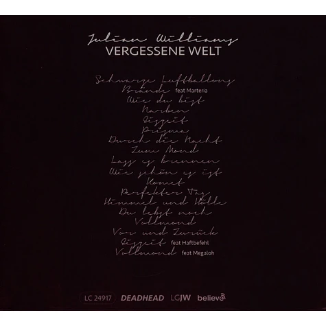 Julian Williams - Vergessene Welt