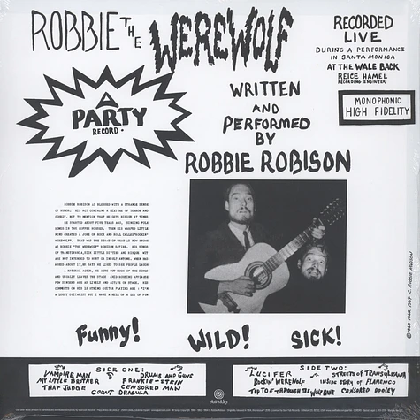 Robbie The Werewolf - At The Waleback