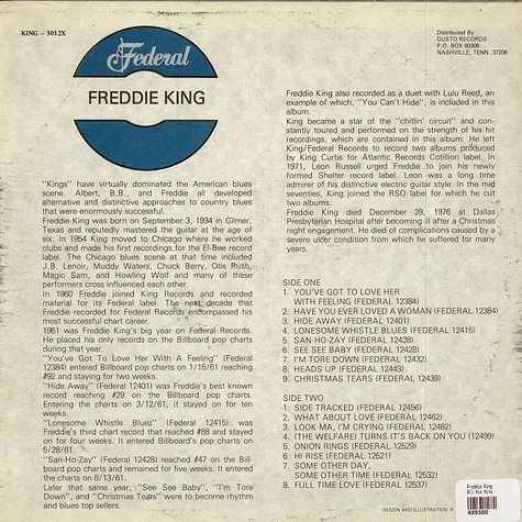 Freddie King - All His Hits