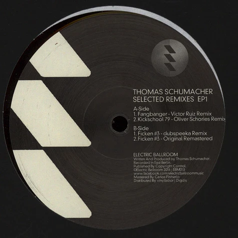 Thomas Schumacher - Selected Remixes EP Part 1