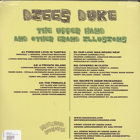Diggs Duke - The Upper Hand & Other Grand Illusions