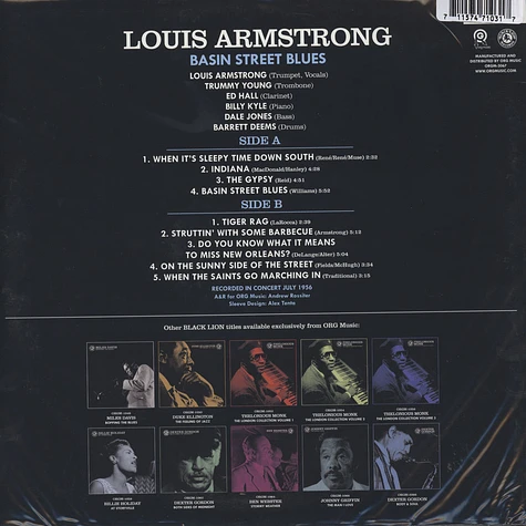 Louis Armstrong - Basin Street Blues