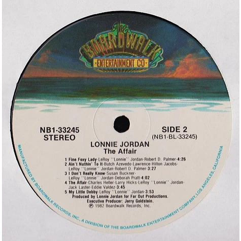 Lonnie Jordan - The Affair