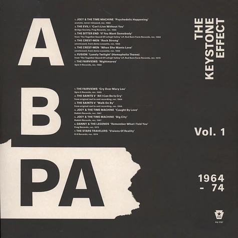 V.A. - The Keystone Effect Volume 1: 1964-74