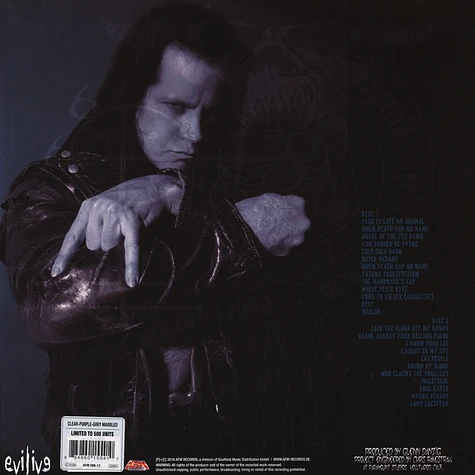 Danzig - Lost Tracks Of Danzig Clear Purple Blue Grey Marbled Vinyl Edition
