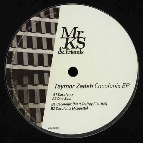 Taymor Zadeh - Cacofonix EP