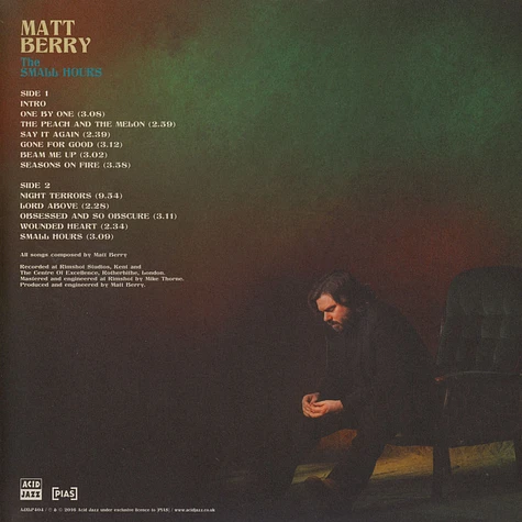 Matt Berry - The Small Hours