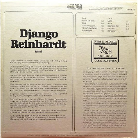 Django Reinhardt - Django Reinhardt (Volume II)