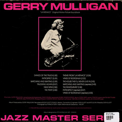 Gerry Mulligan - Original Soundtrack For La Menace