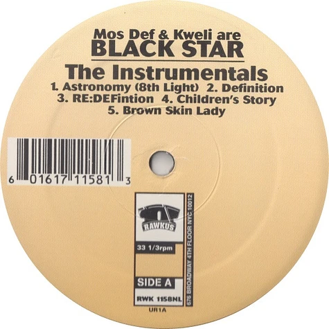 Black Star - The Instrumentals