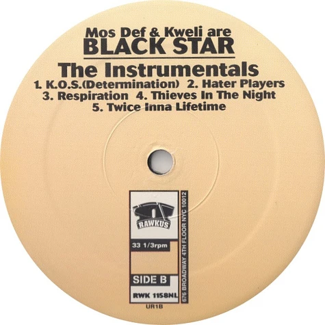 Black Star - The Instrumentals