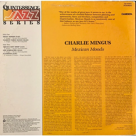 Charles Mingus - Mexican Moods