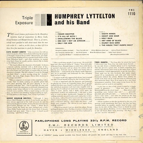 Humphrey Lyttelton - Triple Exposure