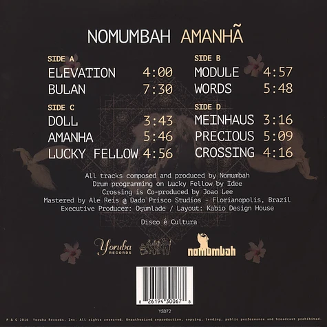 Nomumbah - Amanha LP