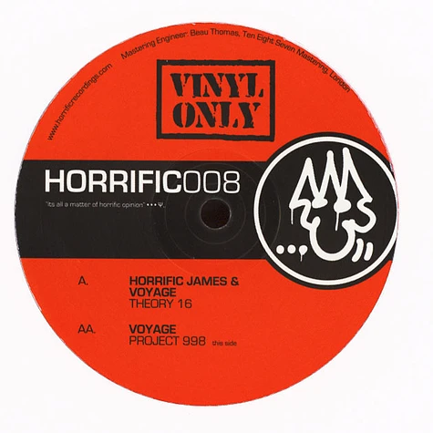 Voyage & Horrific James / Voyage - Theory 16 / Project 998