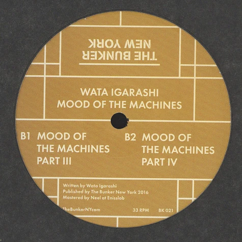 Wata Igarashi - Mood Of The Machines EP