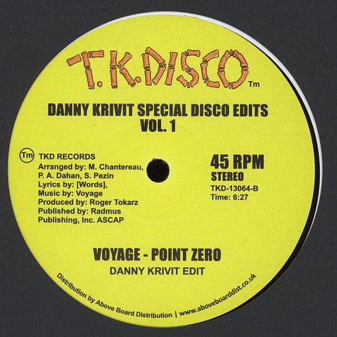 V.A. - Danny Krivit Special Disco Edits Volume 1