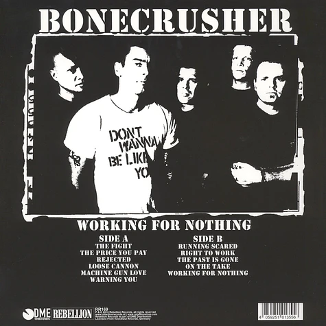 Bonecrusher - Working For Nothing